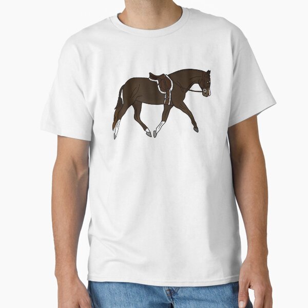 Aperçu de l'œuvre Cheval de chasse bai créée et vendue par Trotting Hooves.