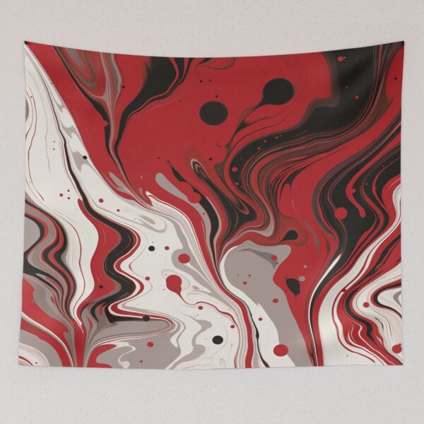 Item preview, Red and Black Hydro Dip Pattern designed and sold by Smiling Collie Designs.