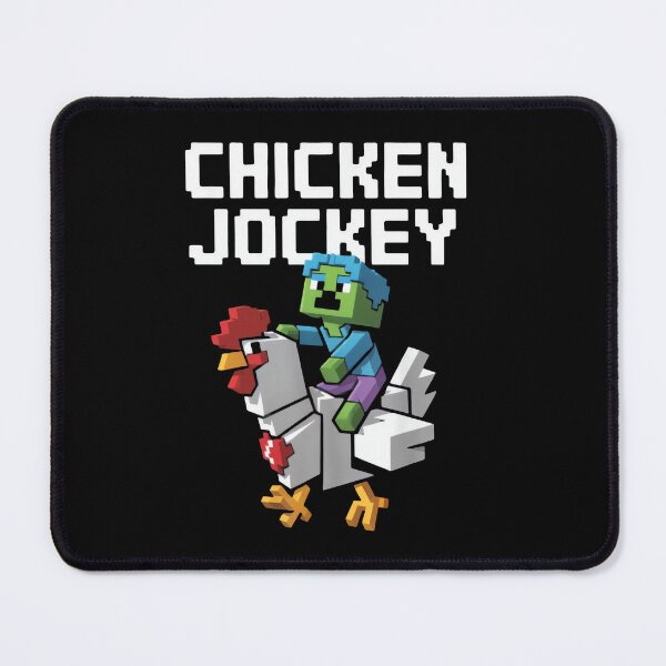 Item preview,  Chicken Jockey funny zombie riding chicken minecraft designed and sold by BrightNook.