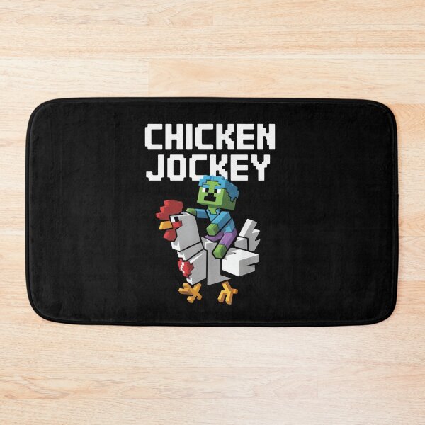 Item preview,  Chicken Jockey funny zombie riding chicken minecraft designed and sold by BrightNook.
