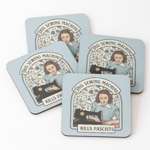 Item preview, This Sewing Machine Kills Fascists designed and sold by Unhinged Heather.