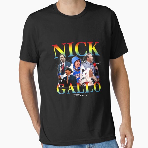 Vista previa del artículo con la obra «Camiseta con diseño de fan de GOAT - Nick Gallo», diseñado y vendido por MangaMannia.