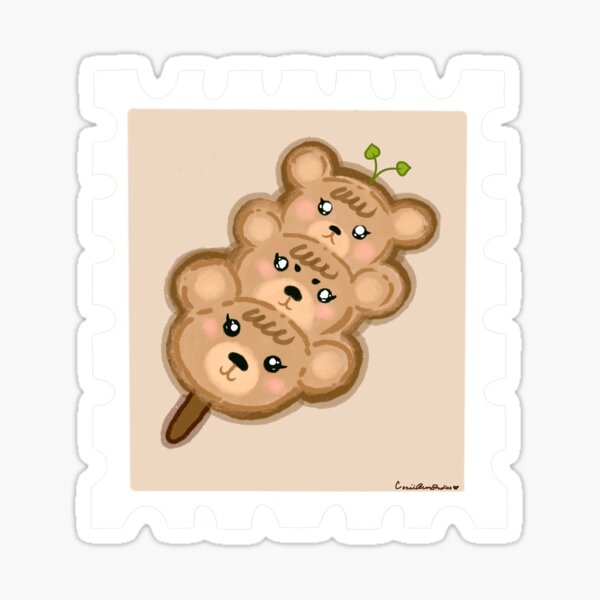 Item preview, Cozy Cub Dango Stamp designed and sold by CoziiRenn Studios.
