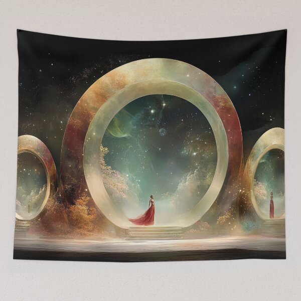 Item preview, Stellar Passage: Whispers of the Cosmic Gate designed and sold by bloorose.