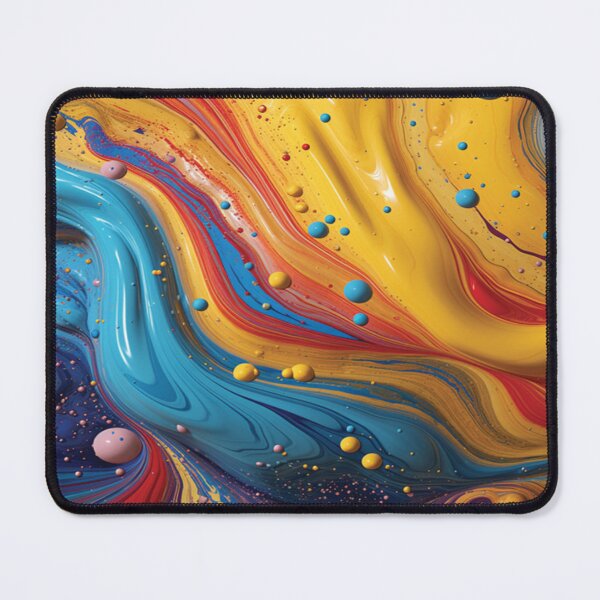 Item preview, Primary Color Fluid Pattern designed and sold by Smiling Collie Designs.