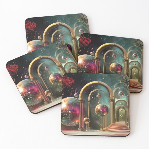 Item preview, Astral Promenade: Whispers of the Cosmic Gardens designed and sold by bloorose.