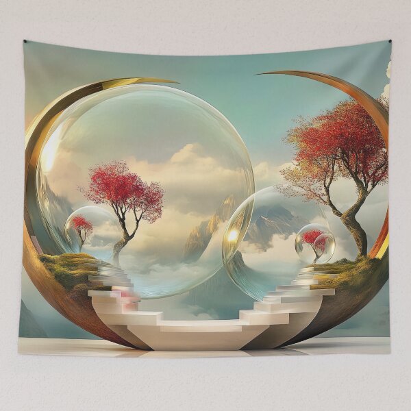 Item preview, Encapsulated Autumn: Whispers of the Orb Weaver's Garden designed and sold by bloorose.