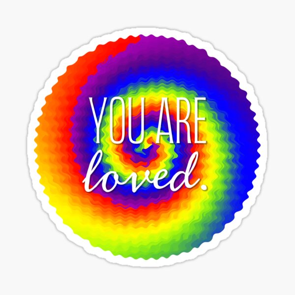Artikel-Vorschau von Du wirst geliebt - Regenbogenwirbel, designt und verkauft von sillyjess.