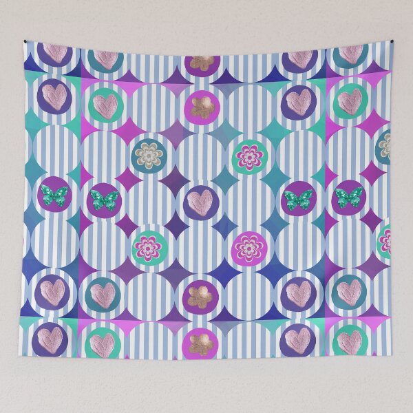 Item preview, Stripes in circles  designed and sold by Mind spill art.