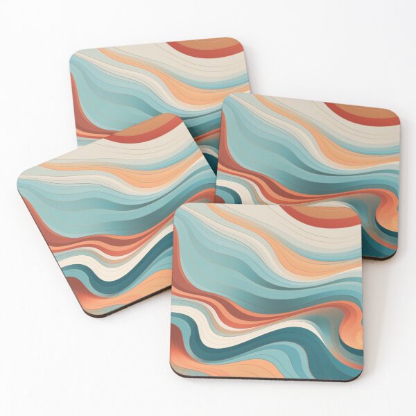 Item preview, Abstract Swirl Art Pattern designed and sold by Smiling Collie Designs.