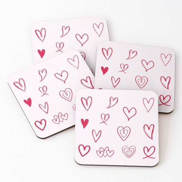 Item preview, hearts designed and sold by Paper Drip.