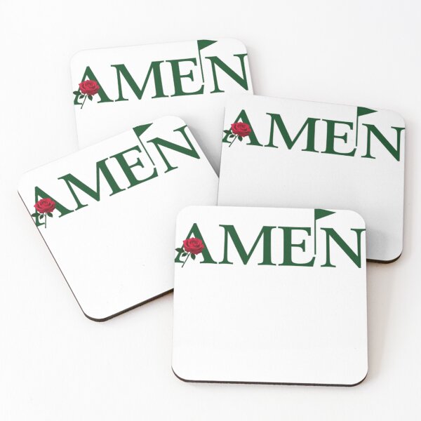 Item preview, Amen Golf-Inspired Rose and Flag Design designed and sold by haitrieuic96.