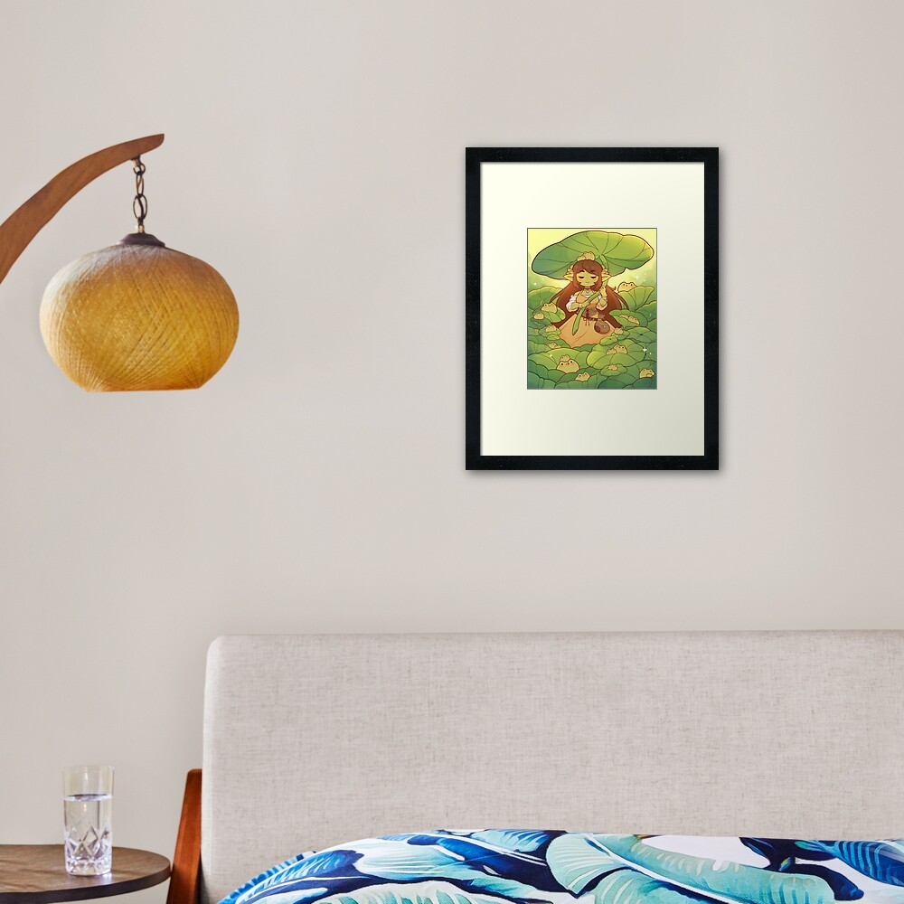 Item preview, Framed Art Print designed and sold by Rihnlin.