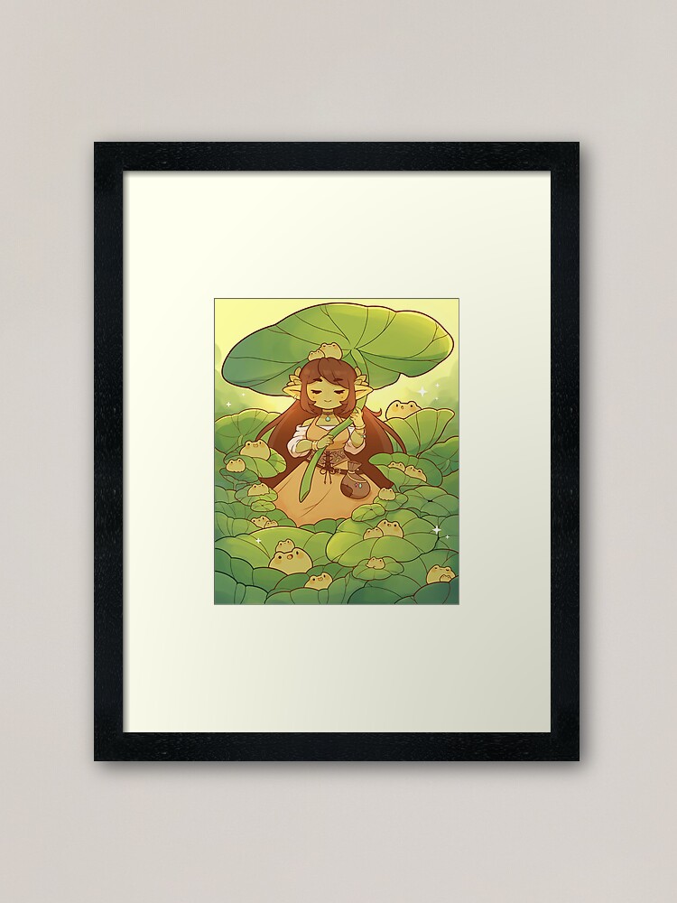 Thumbnail 1 of 7, Framed Art Print, The frog summoner designed and sold by Rihnlin.
