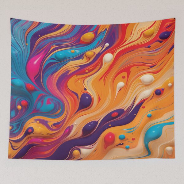 Item preview, Powerful Color Hydro Dip Pattern designed and sold by Smiling Collie Designs.