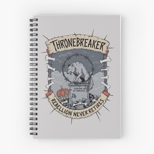 Item preview, Thronebreaker Wolf – Rebellion Never Retires Gothic Fantasy Art designed and sold by WildlifeInc.