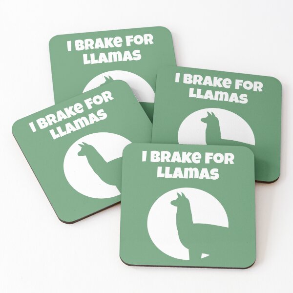 Item preview, I brake for llamas designed and sold by Strings  Stan.