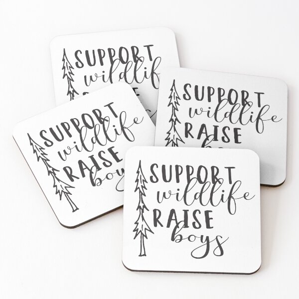 Item preview, Support Wildlife Raise Boys designed and sold by TheEmptyBottleStudio.