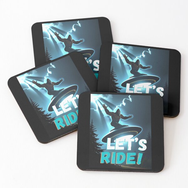 Item preview, Copy of Bigfoot Riding A UFO Let's Ride! designed and sold by Nextlevellife.