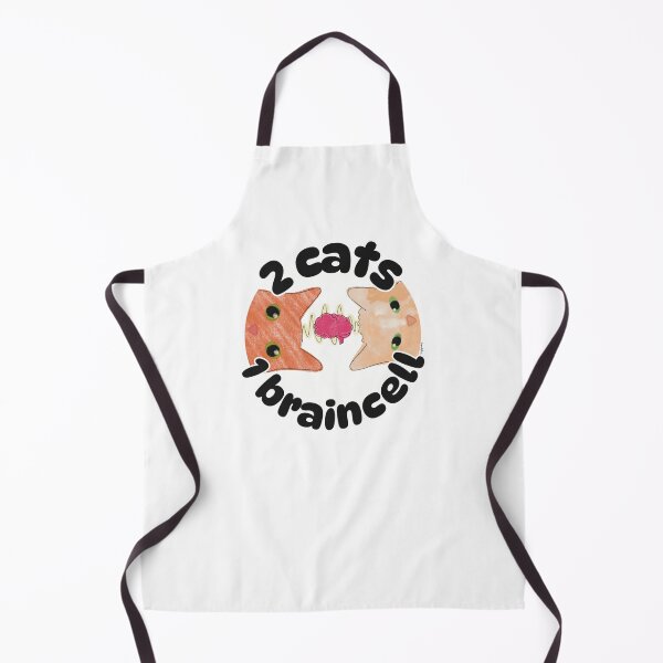 Item preview, 2 Cats 1 Braincell designed and sold by SquigglyDooArts.