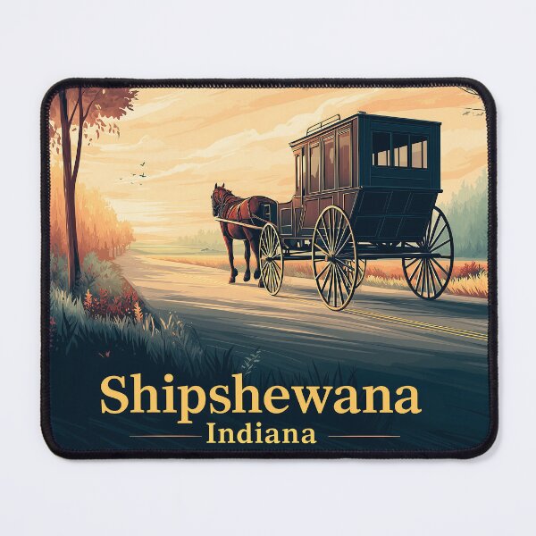 Item preview, Shipshewana, Indiana Travel Poster designed and sold by Boddicca.