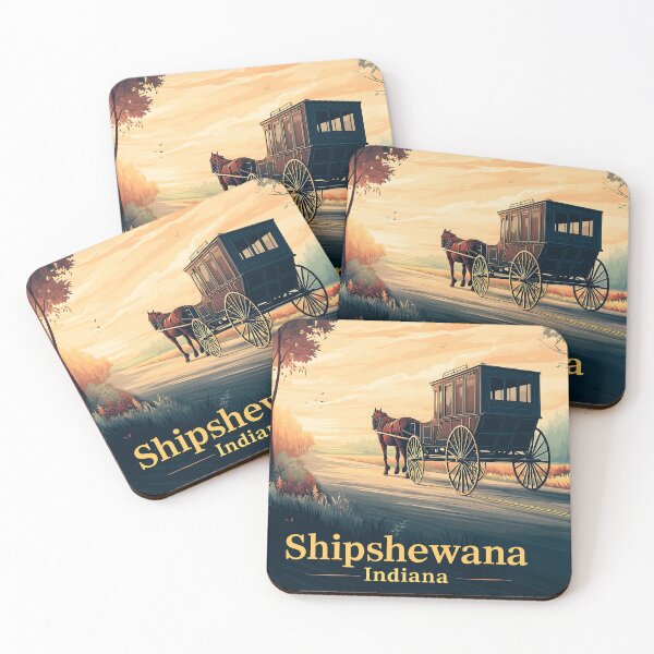 Item preview, Shipshewana, Indiana Travel Poster designed and sold by Boddicca.