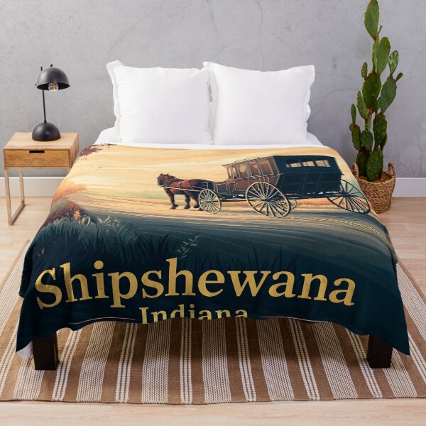 Item preview, Shipshewana, Indiana Travel Poster designed and sold by Boddicca.
