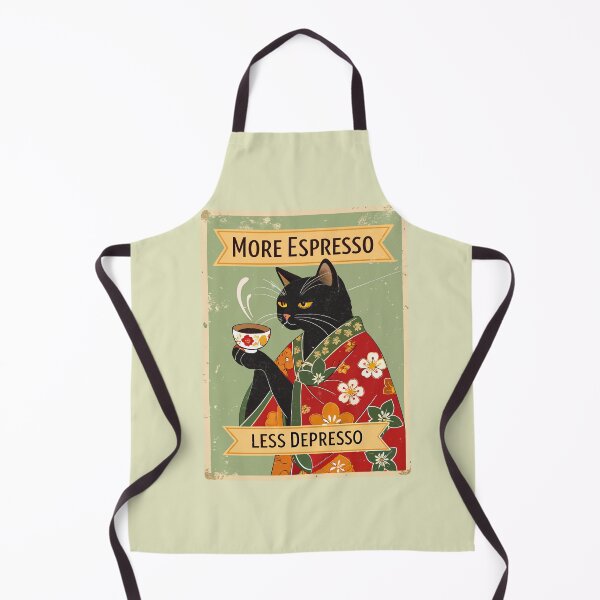 Item preview, More espresso less depresso (cat) designed and sold by CatAPlenty.