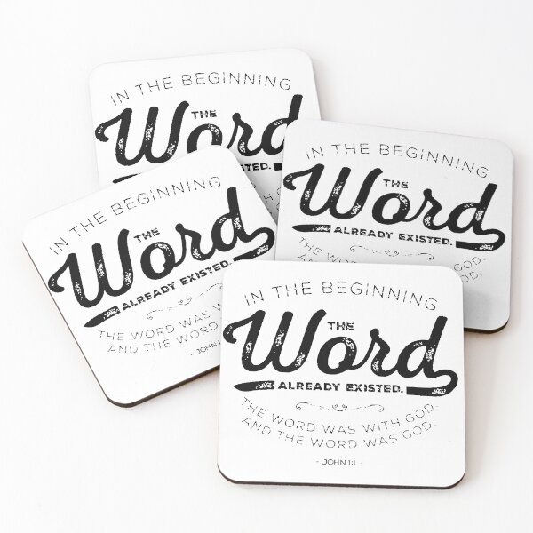 Item preview, In The Beginning The Word Already Existed John 1 1 designed and sold by teenugs.