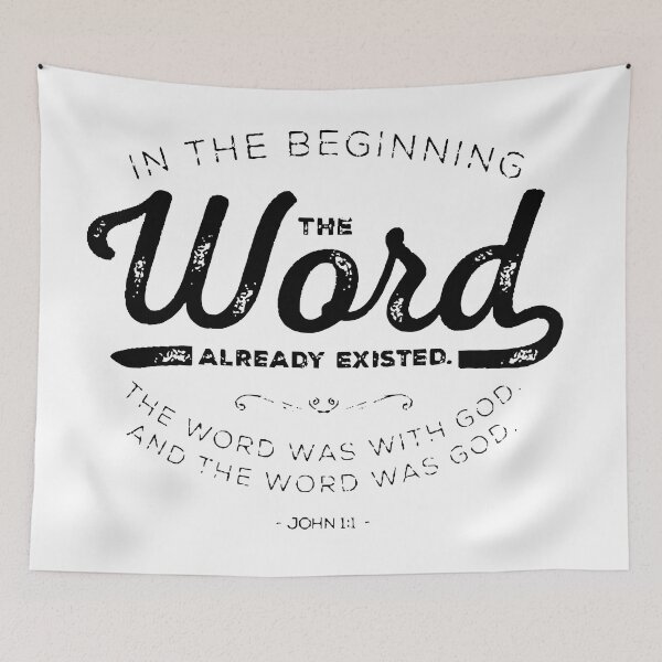 Item preview, In The Beginning The Word Already Existed John 1 1 designed and sold by teenugs.