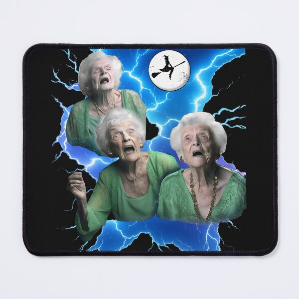 Item preview, Moon Old Lady Howling Weird Cursed Meme For Three Granny designed and sold by MOHAMED FRASER.