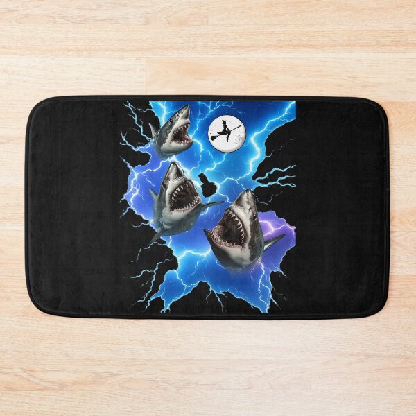 Item preview, Moon Great Whites Howling Wolfs Moon Parody For Three Sharks designed and sold by MOHAMED FRASER.
