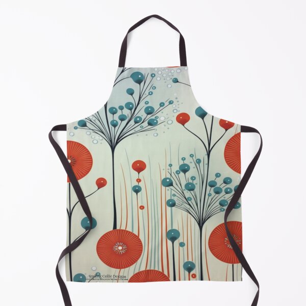 Artikelvorschau, Retro-Tapetendesign entworfen und verkauft von Smiling Collie Designs.
