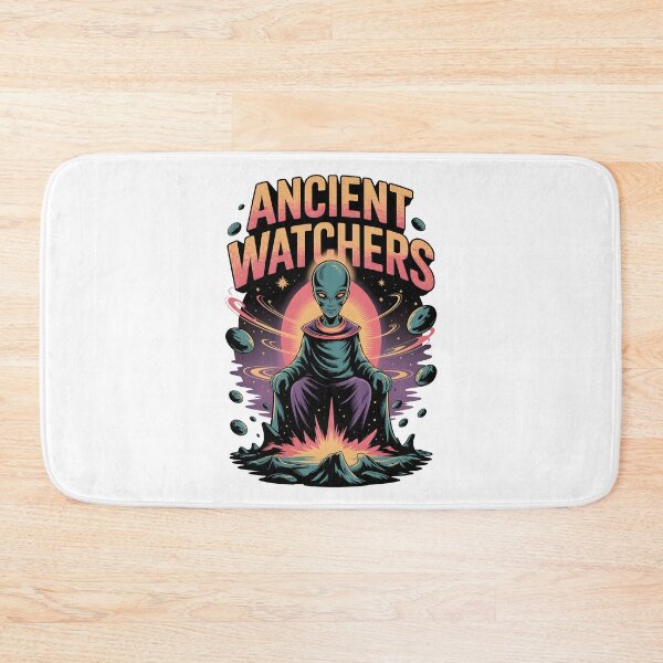 Item preview, Ancient Watchers – Cosmic Alien Guardian designed and sold by Zanigold.
