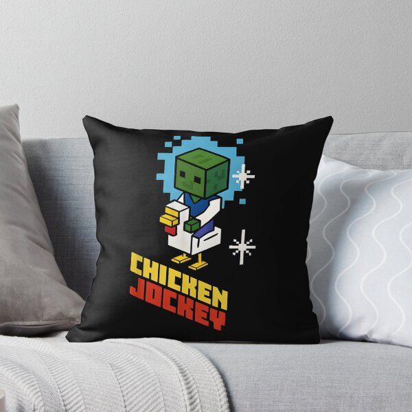 Aperçu de l'œuvre Chicken Jockey Pixel Art Funny Gamer créée et vendue par imadesign.