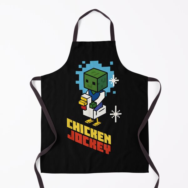 Aperçu de l'œuvre Chicken Jockey Pixel Art Funny Gamer créée et vendue par imadesign.