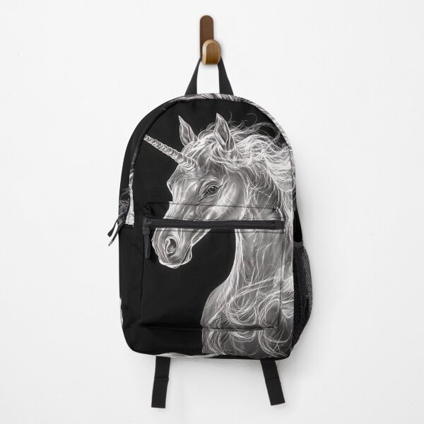 Item preview, Ultra realistic unicorn black and white lines designed and sold by dcrc.