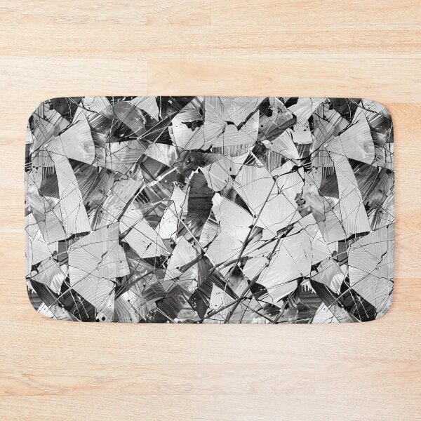 Item preview, Monochrome design of shattered glass designed and sold by CoolPixels.