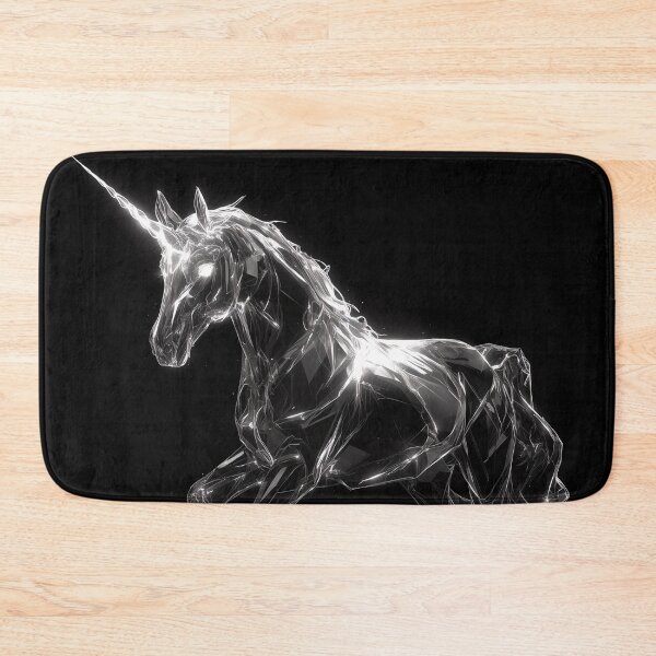 Item preview, Ultra realistic unicorn black and white lines designed and sold by dcrc.
