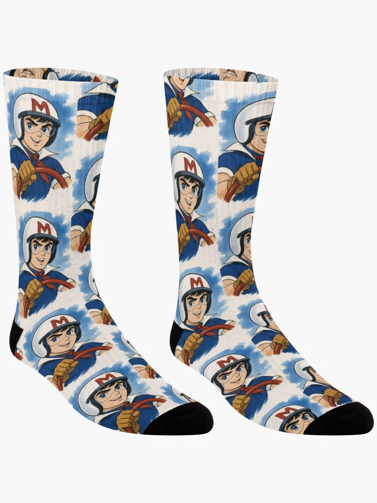 Thumbnail 3 of 5, Socks, Speed Racer designed and sold by Sakuga Drip.