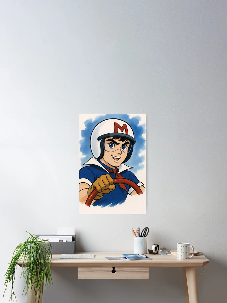 Thumbnail 2 of 3, Poster, Speed Racer designed and sold by Sakuga Drip.