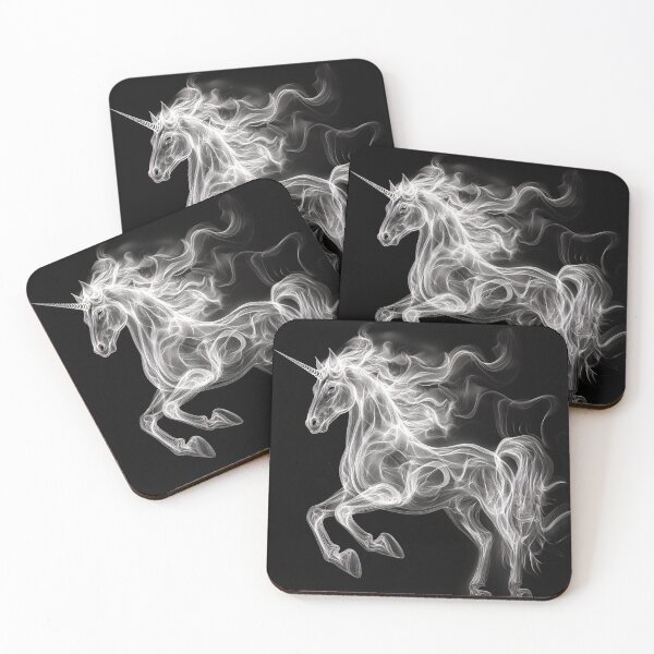 Item preview, Ultra realistic unicorn black and white lines designed and sold by dcrc.