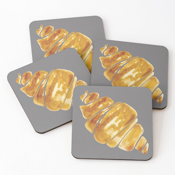 Item preview, Croissant patterns watercolor designed and sold by tayaan.