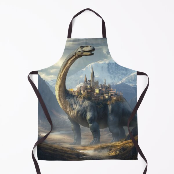 Item preview, Mountain dinosaur art, Giant dinosaur city designed and sold by GSizzle1.