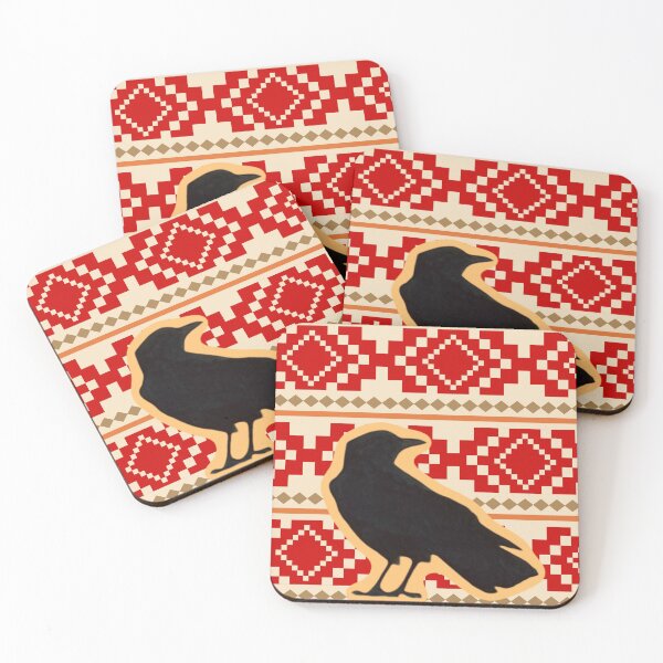 Item preview, Raven Silhouette with Pattern  designed and sold by oh-bi-me.