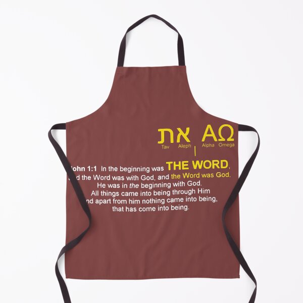 Item preview, John 1 1 In The Beginning Aleph Tav Alpha Omega designed and sold by teenugs.