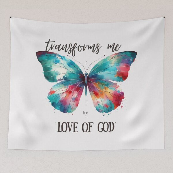 Item preview, The Love of God Transforms Me – Blooming Faith designed and sold by JenniferCreaArte .