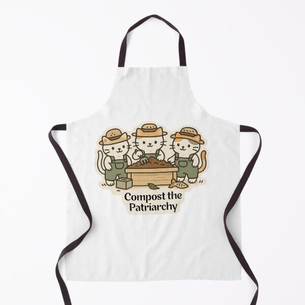 Item preview, Cute Cats Compost the Patriarchy designed and sold by Alberto Dominguez.