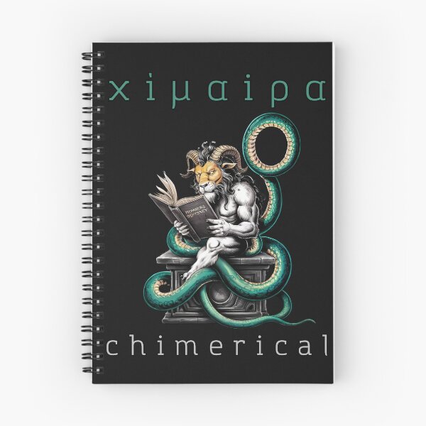 Item preview, Chimerical Monster Is Reading a "Homer's Odyssey" Book designed and sold by SurrealArtSzysz.