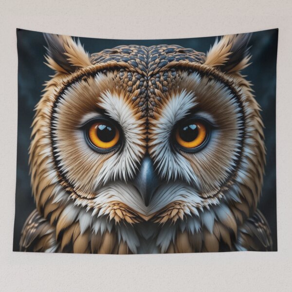 Item preview, face of an owl designed and sold by InezPhotography.